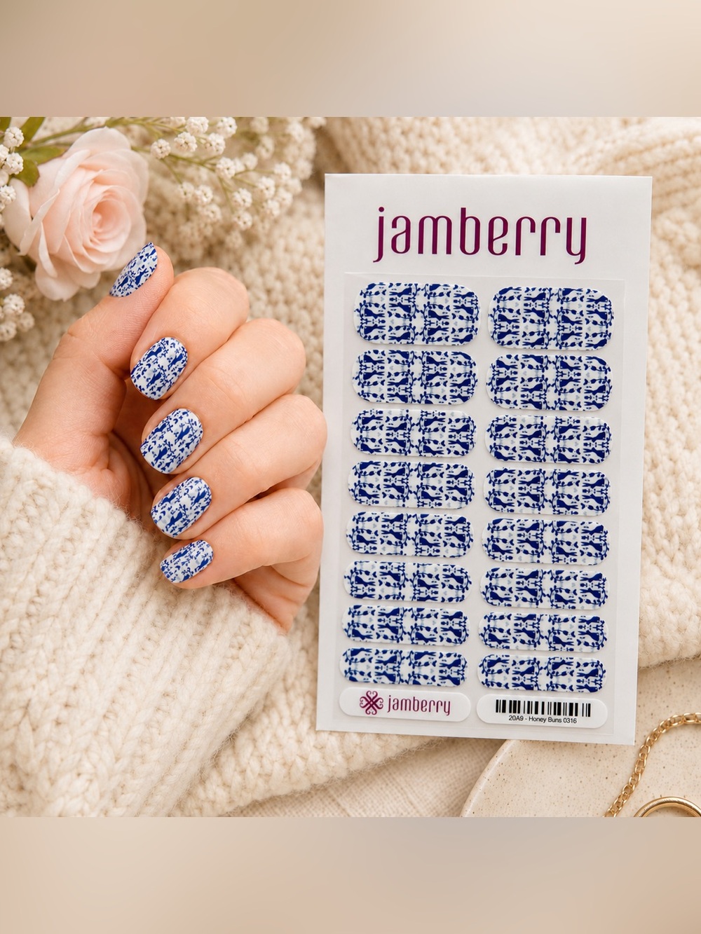 Jamberry Nail Wraps: Honey Buns | Buy Three Get One Free
